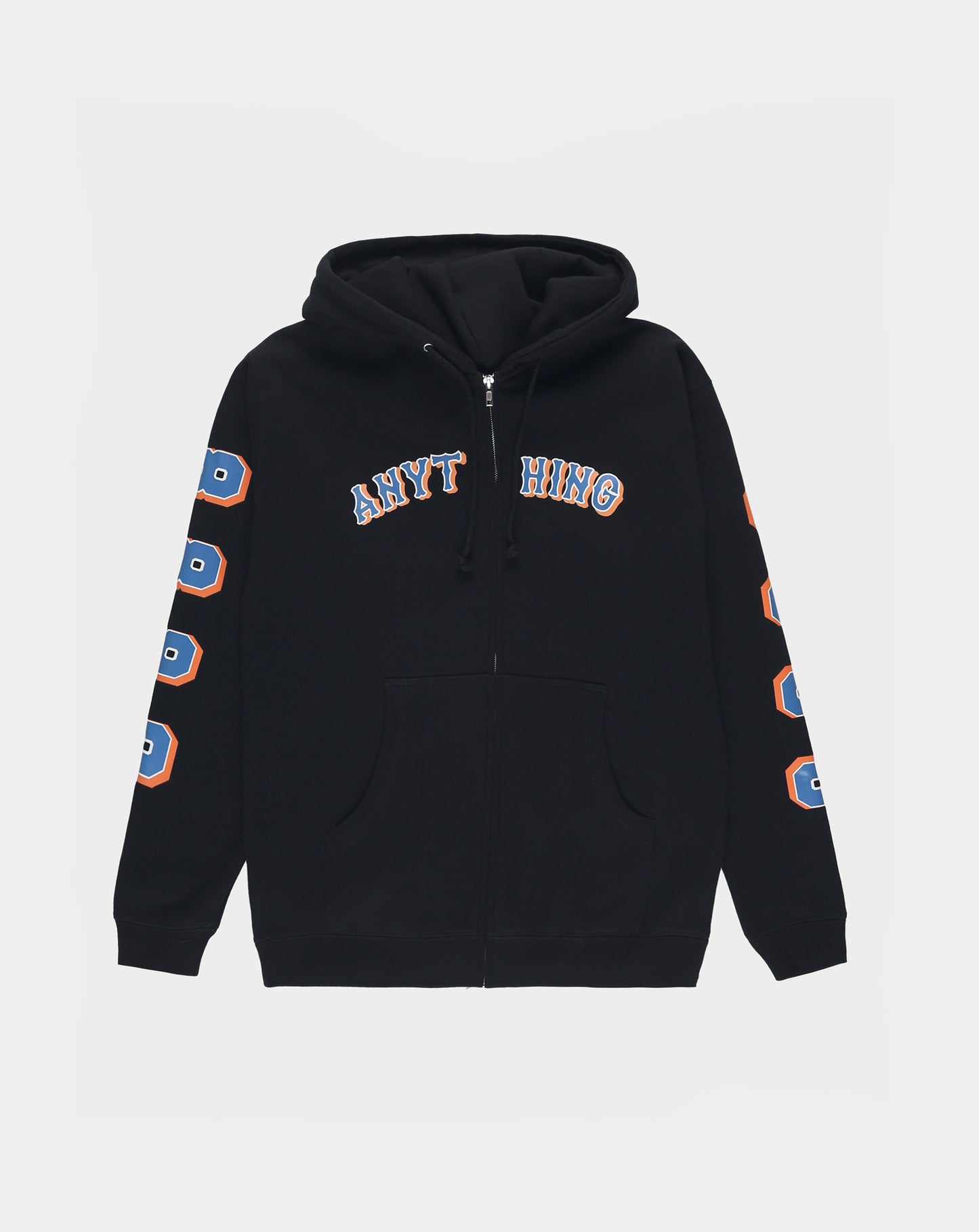 8 Is Enough Zip Hoodie - Black