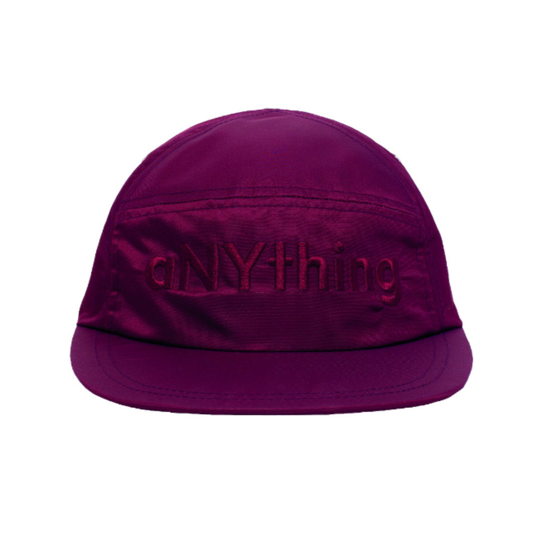 6 Panel Hat | Burgundy