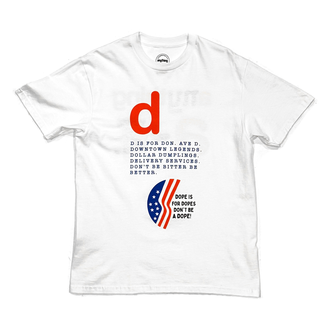 THE LETTER D T-SHIRT