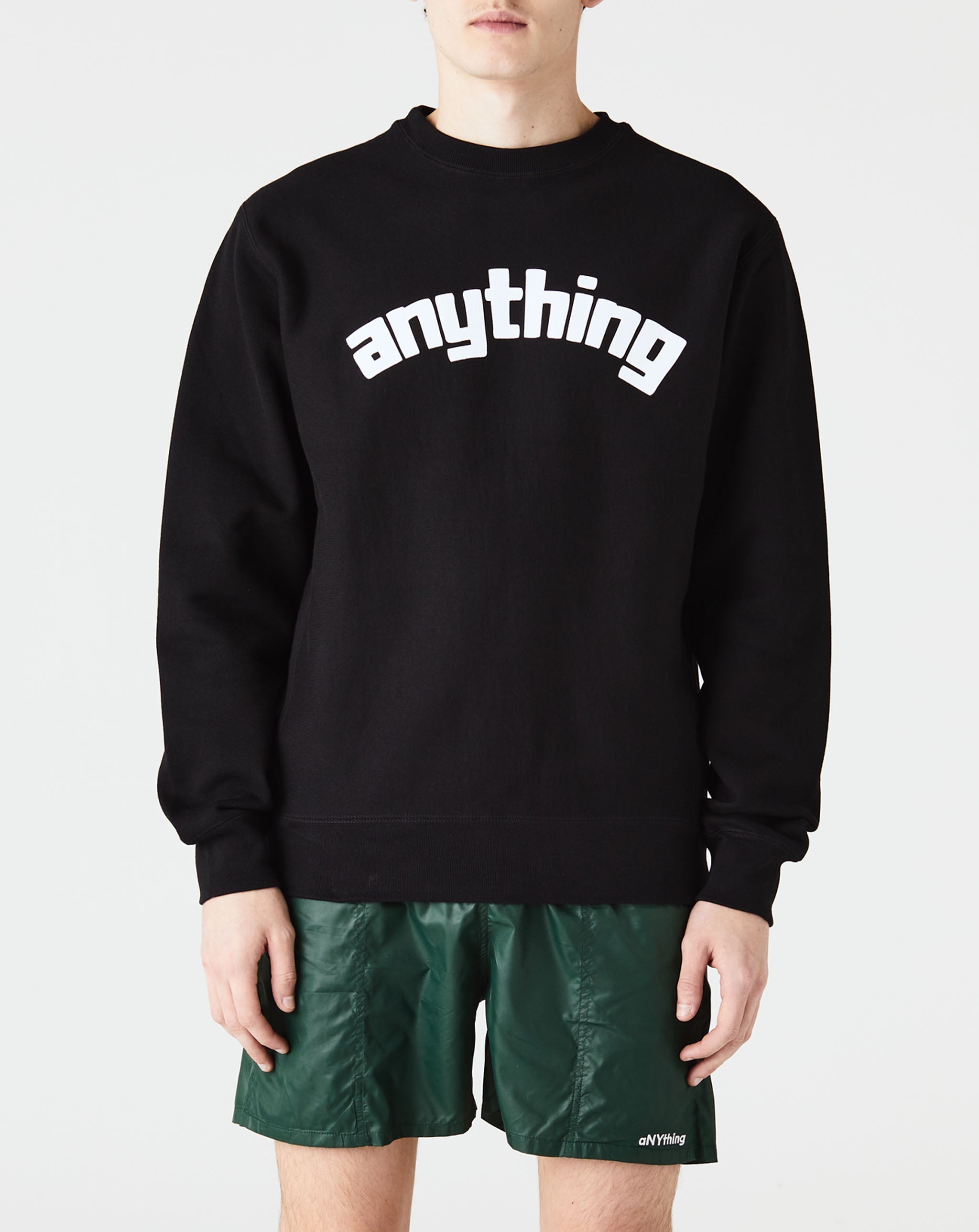 Arch Logo Crewneck | Black – aNYthing