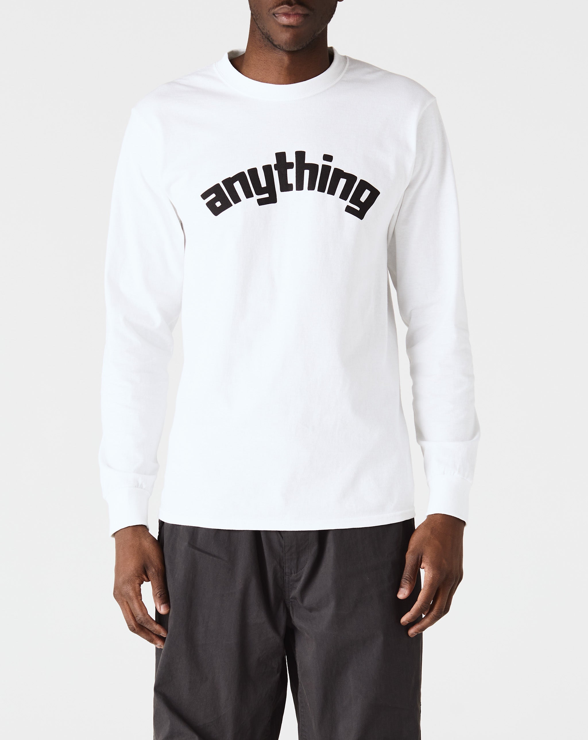 Arch Logo Long Sleeve T | White