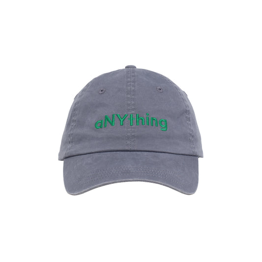 aNYthing Label Logo 5 Panel Hat - Grey