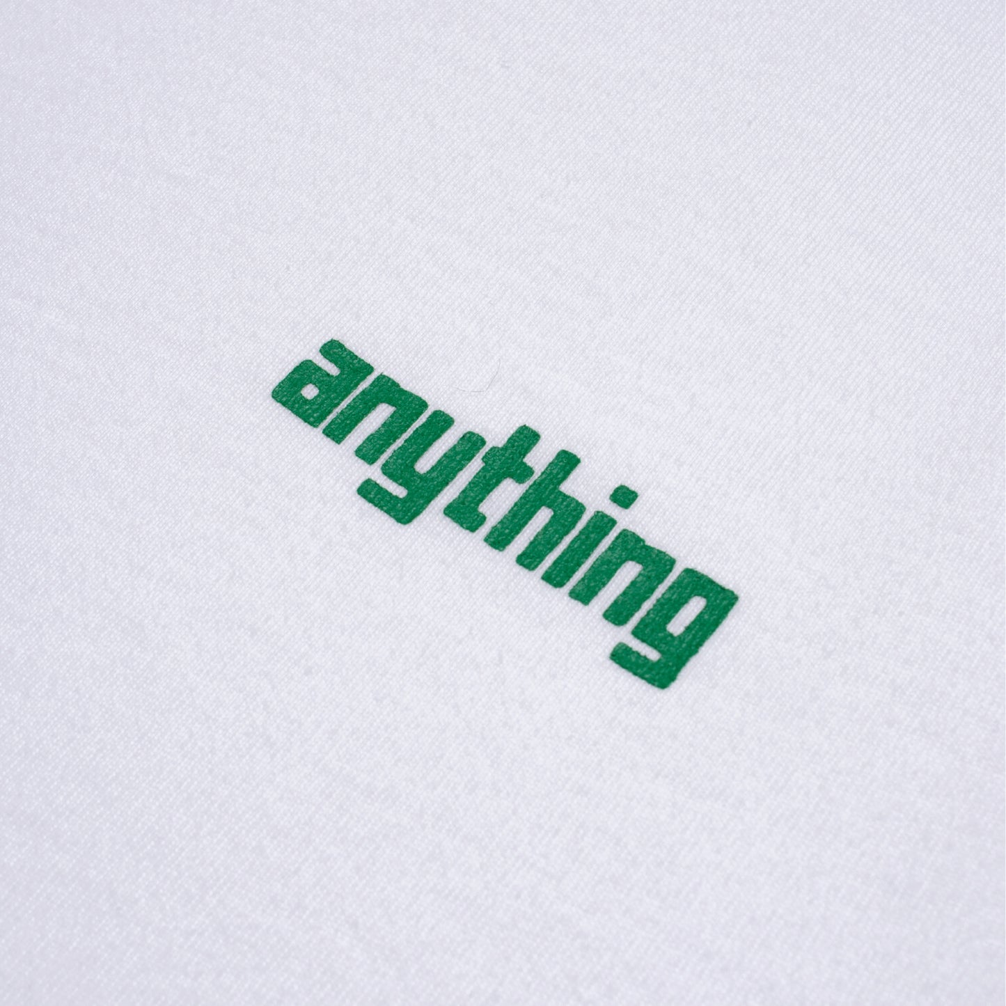 aNYthing Speedball Logo L/S Tee - White