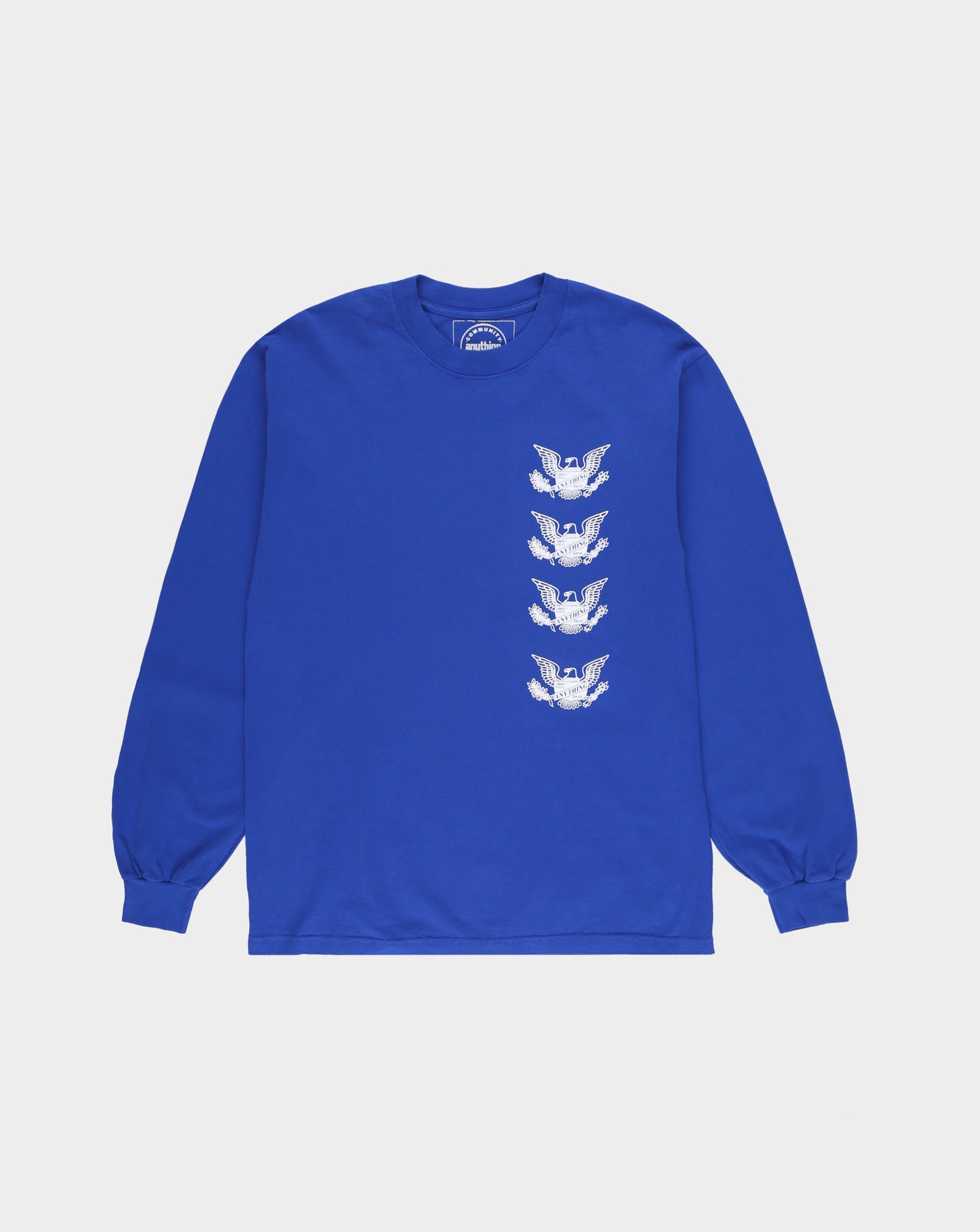 Eagle Long Sleeve T-Shirt - Royal Blue