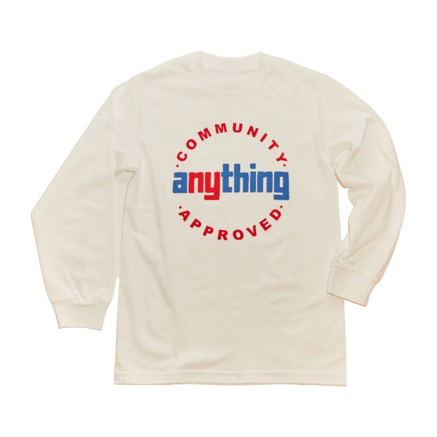 Community Approved L/S Tee | White