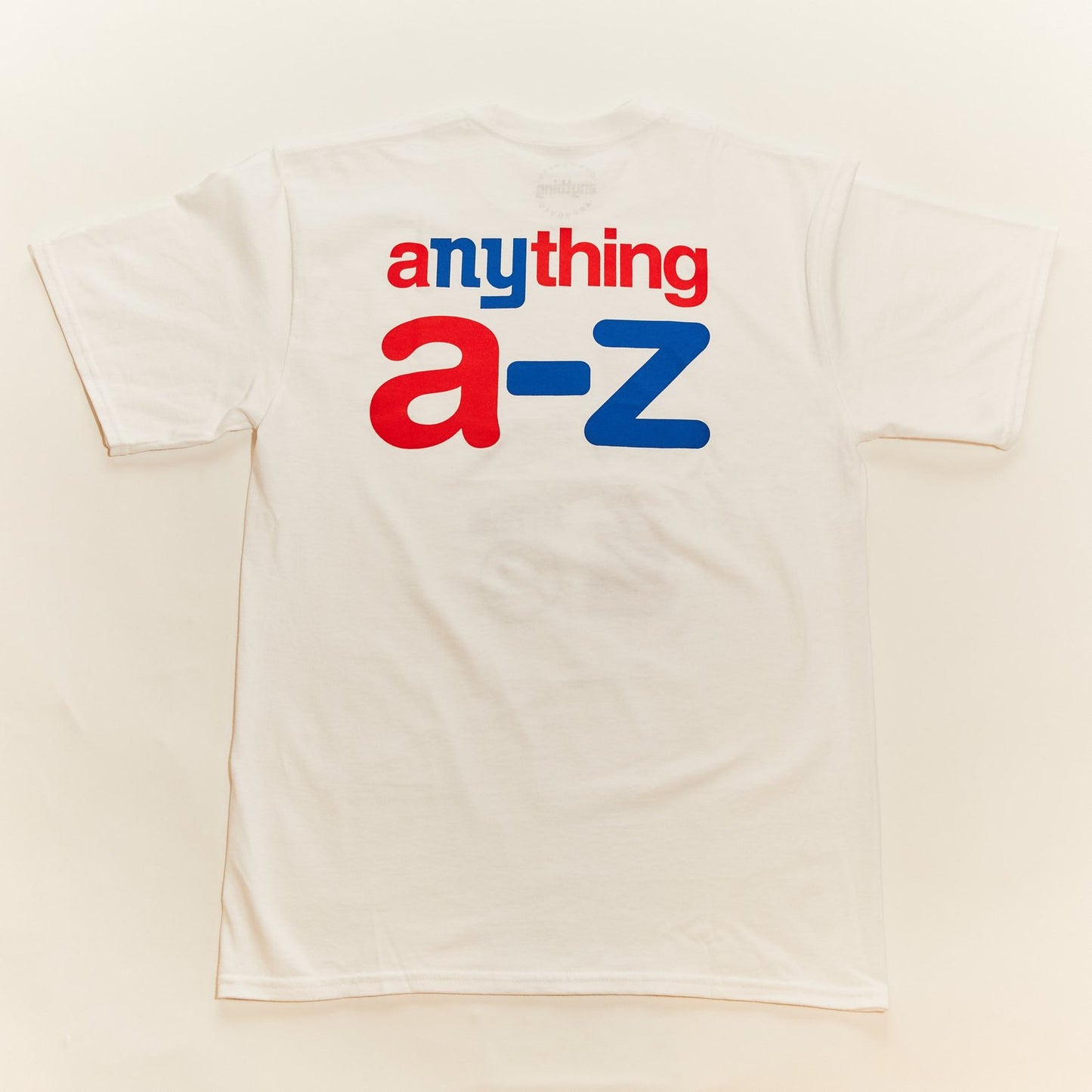 aNYthing "a-z" Tee - White